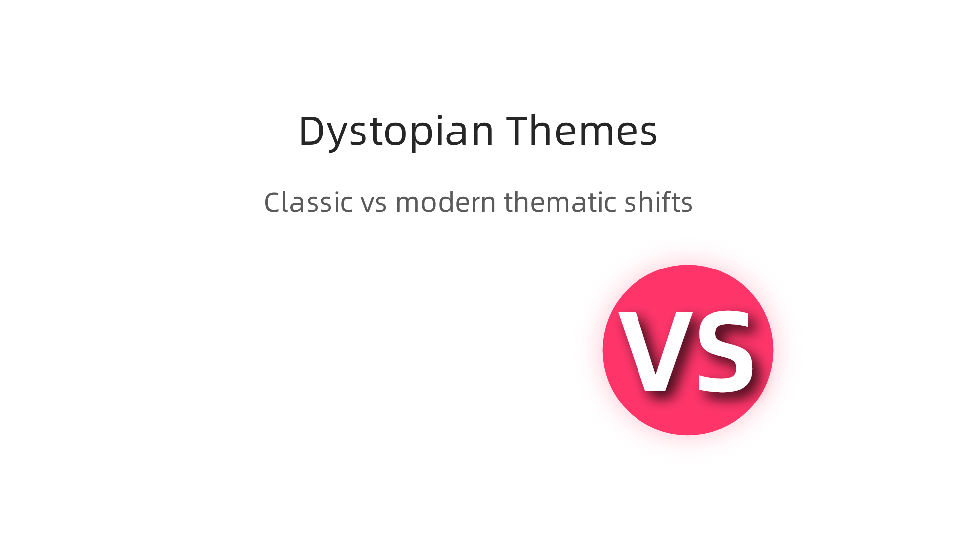 Visualizing the core themes that define dystopian literature, from classic struggles against totalitarianism to modern challenges like climate change and AI oppression.