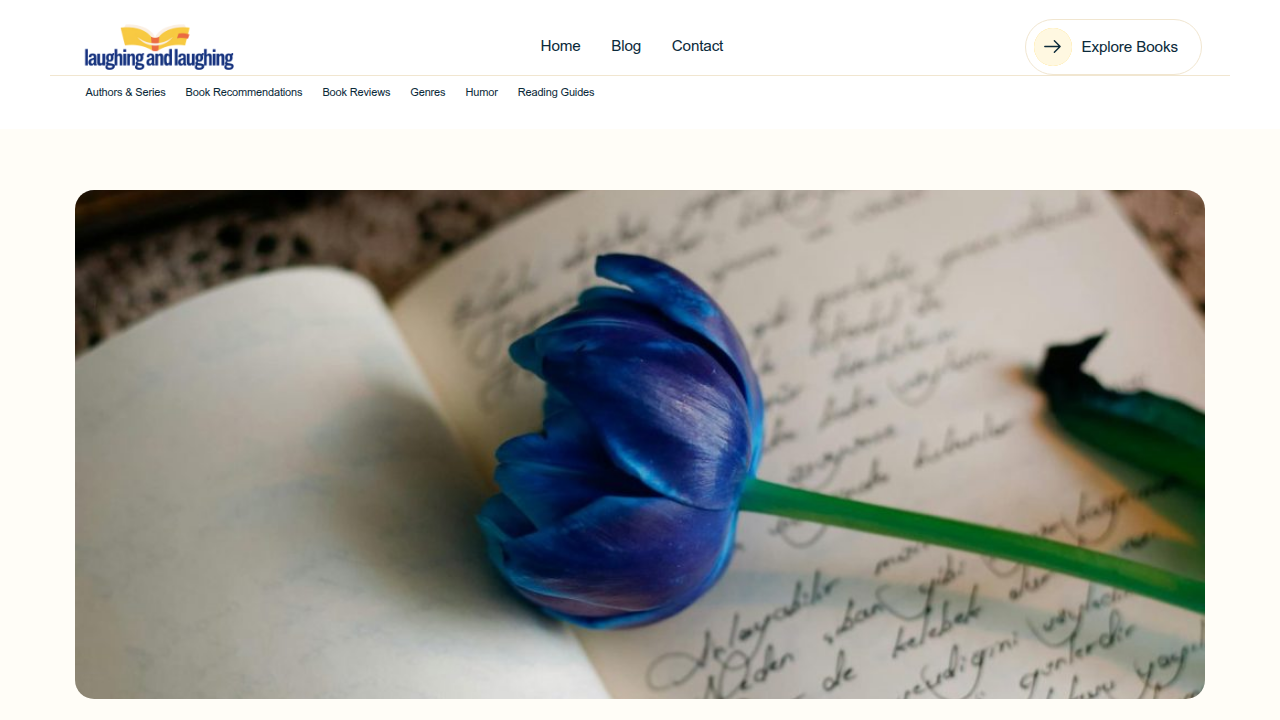 Screenshot of the 'Novel vs Book' guide from Laughing and Laughing, providing insights into literary distinctions.